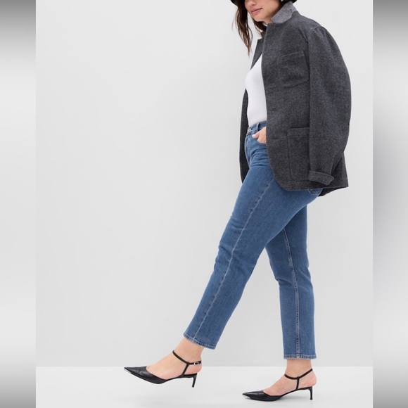 High Rise Straight Leg Jeans Long Inseam - Picture 12 of 12